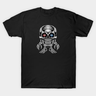 Skull Skeleton Call Me Frikibe T-Shirt